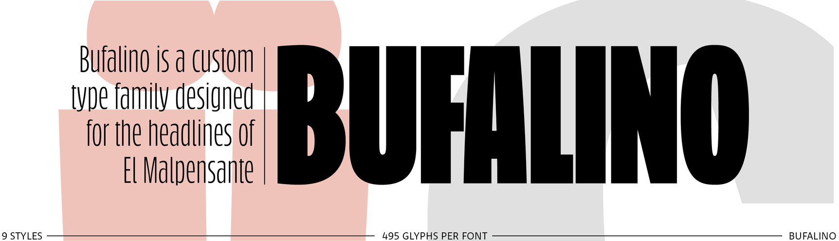 A custom type family designed for headlines